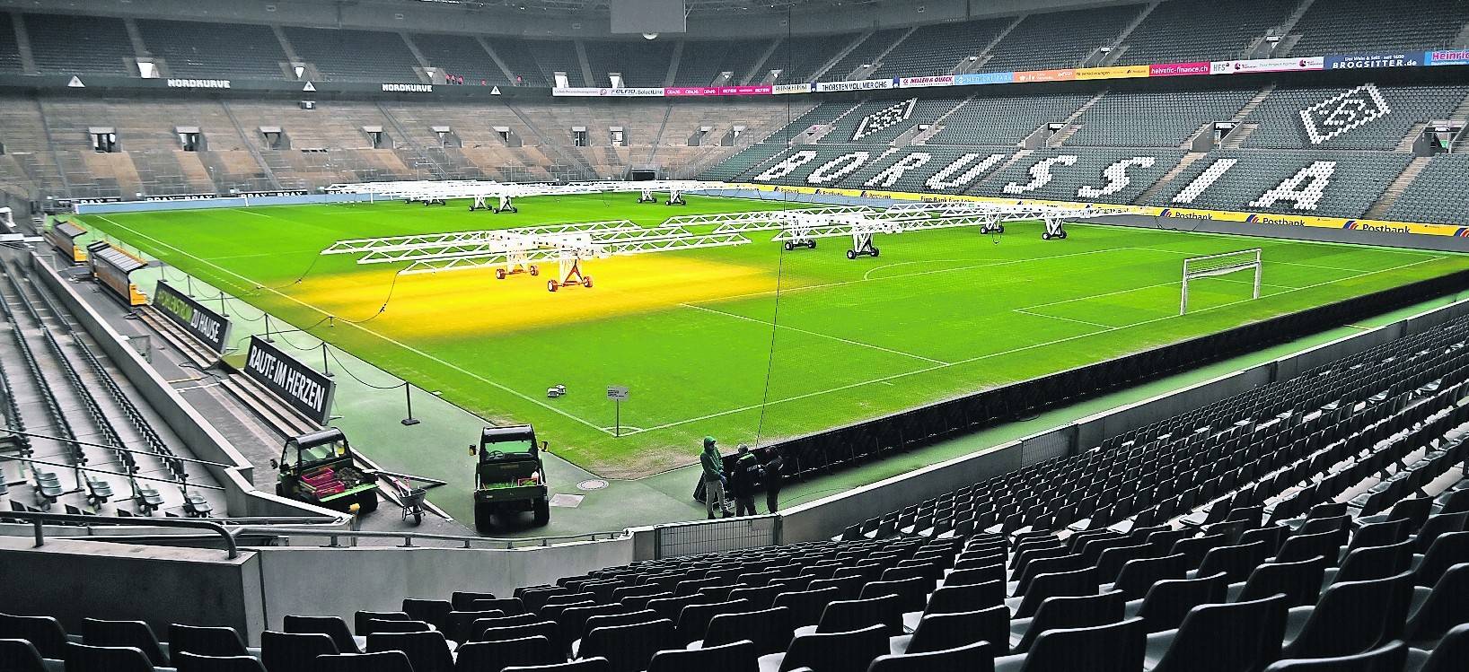 Das Derby zwischen Borussia und dem 1. FC Köln findet morgen vor leeren Rängen statt.