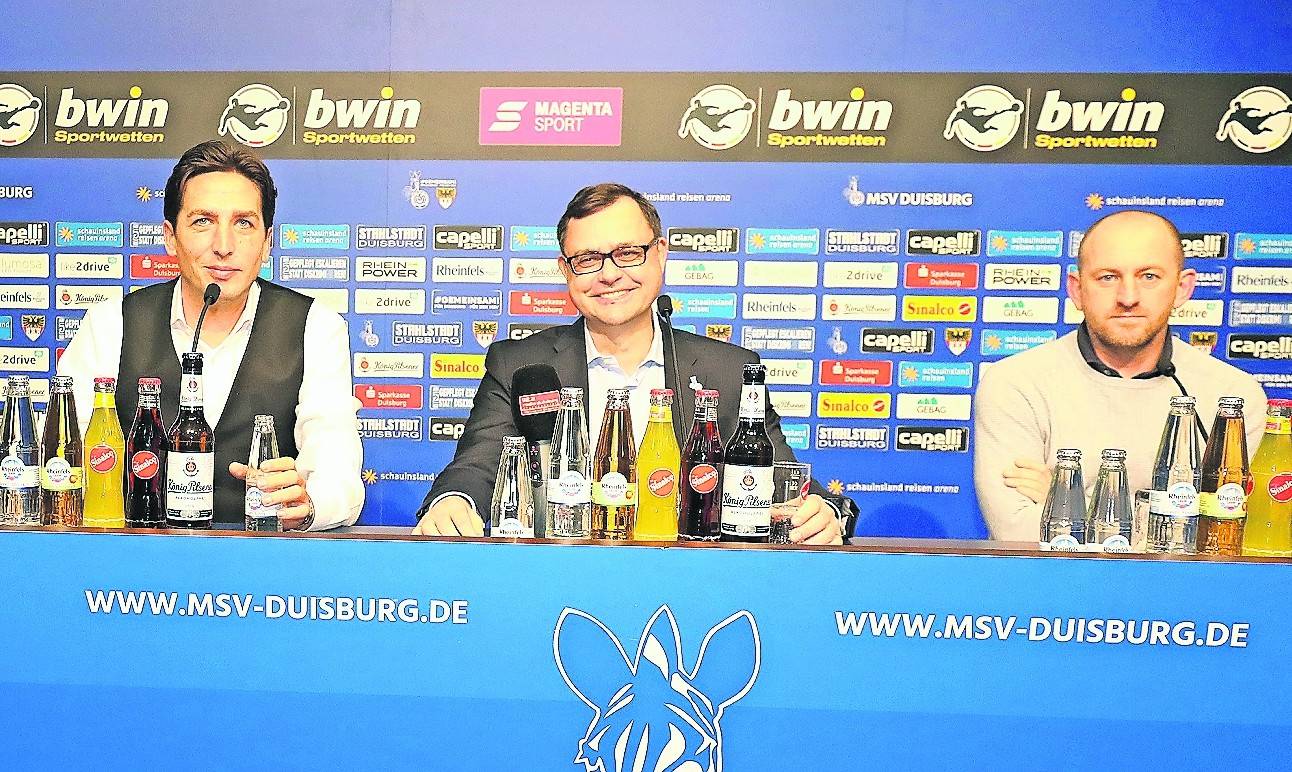 Ivo Grlic, Michael Klatt und Torsten Lieberknecht sind gespannt, wie es weiter geht.