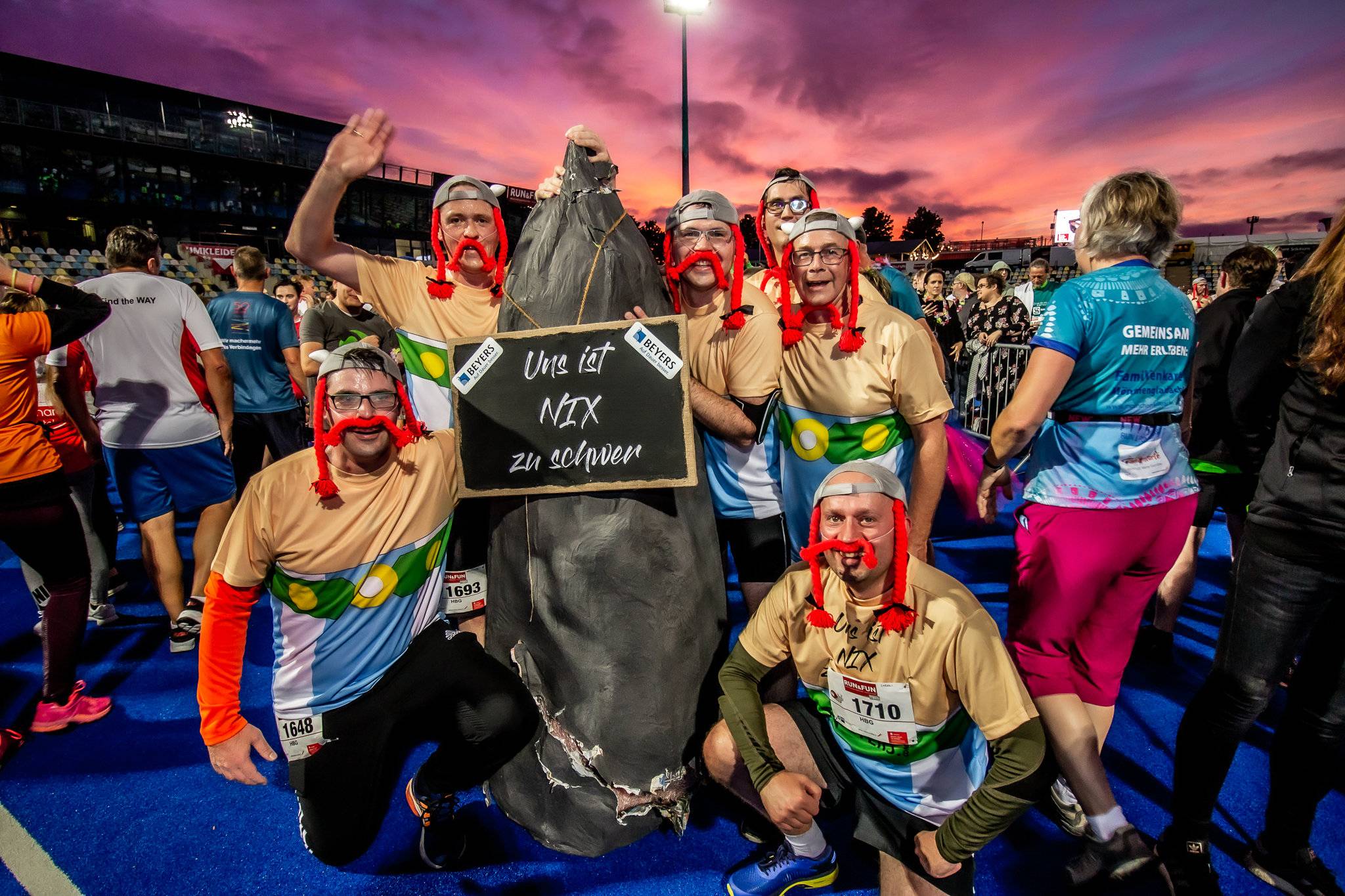 Phantasievolle Kostüme gehören bei vielen Teilnehmern am RUN FUN-Firmenlauf seit Jahren dazu. Die nächste Auflage findet am 14. September 2020 statt.