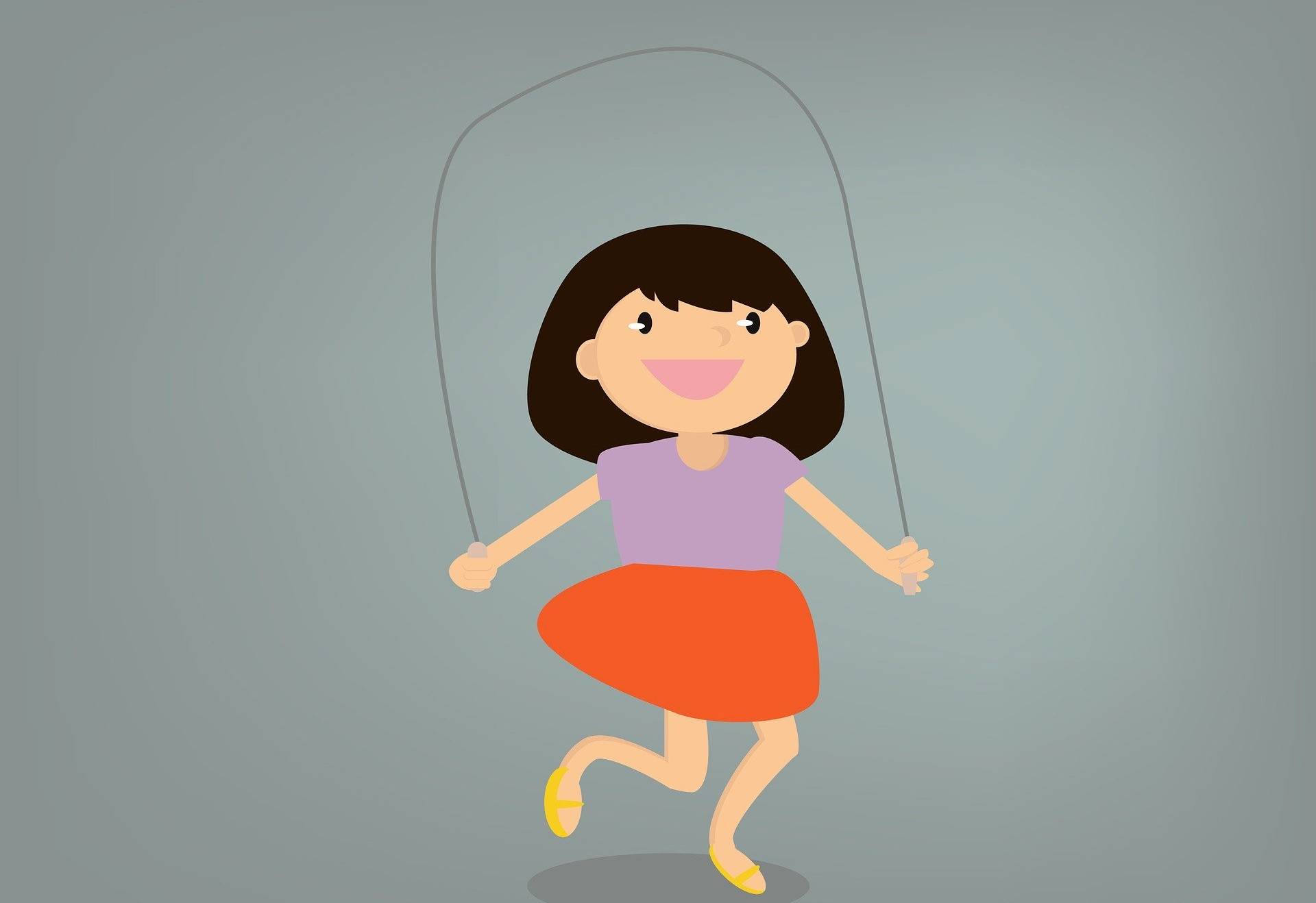  Seilchen springen oder Gummitwist – die Klassiker kann man gut alleine oder mit Geschwistern spielen. 