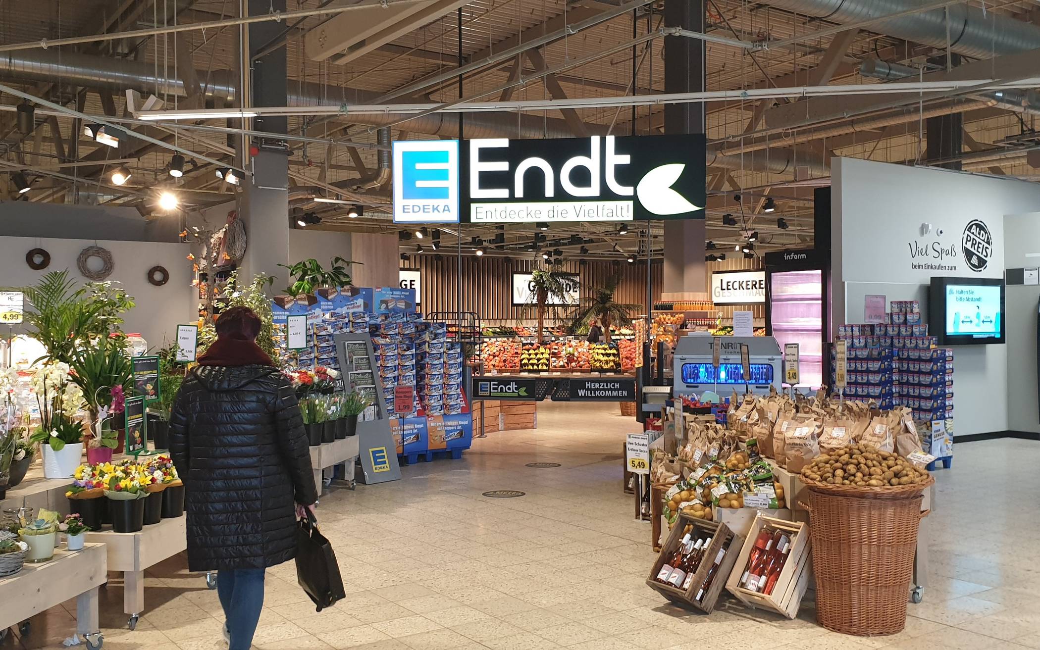 In den Märkten von Edeka Endt ist man gegen das Coronavirus gerüstet. Es wurden zahlreiche Schutzmaßnahmen getroffen.