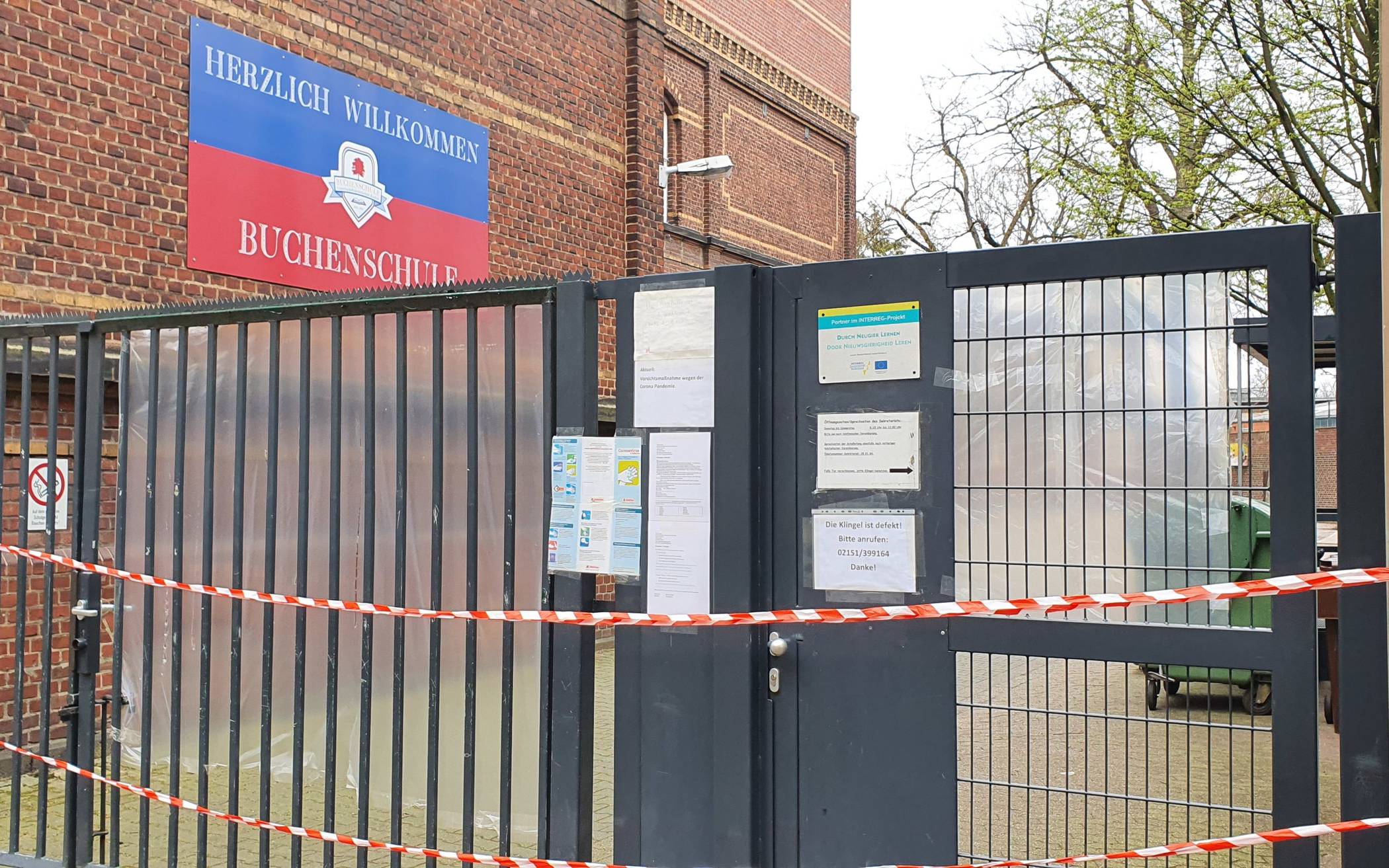 Coronafall in der Buchenschule