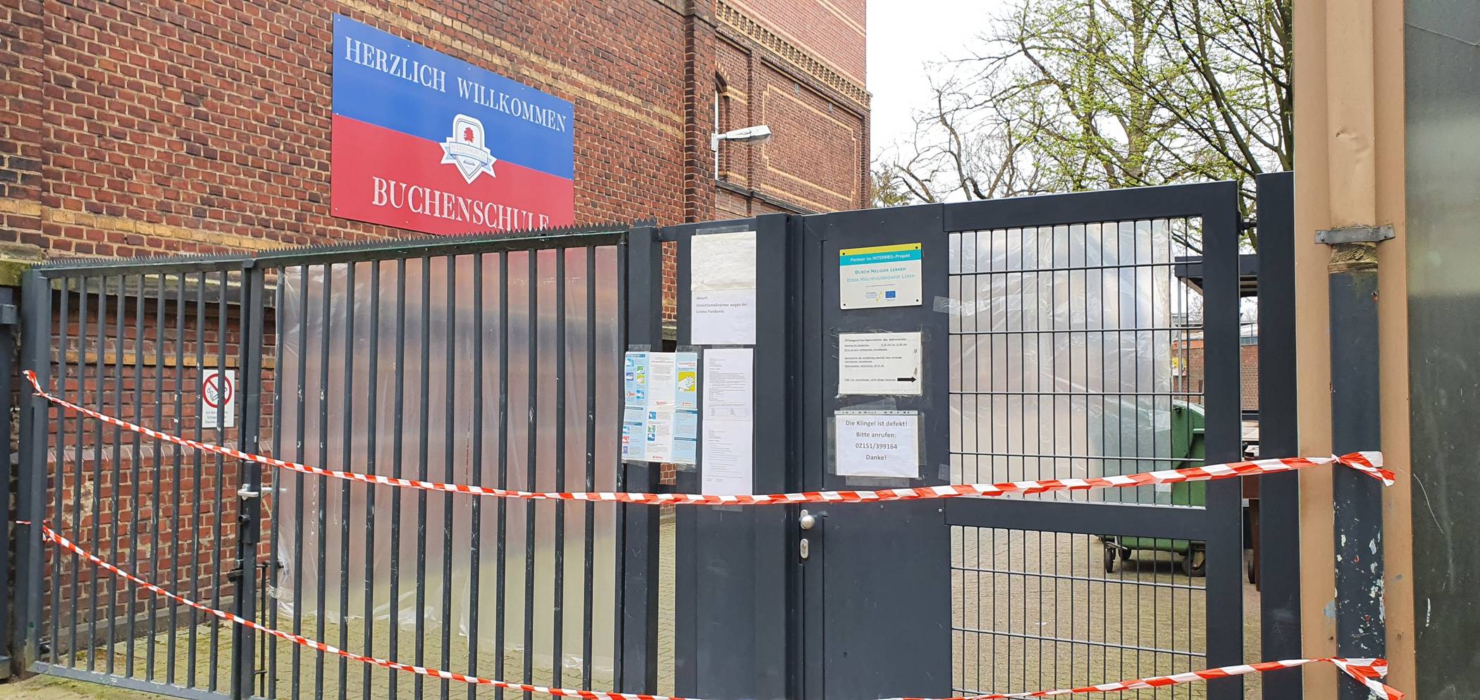 Notbetreuung: Coronafall in der Buchenschule