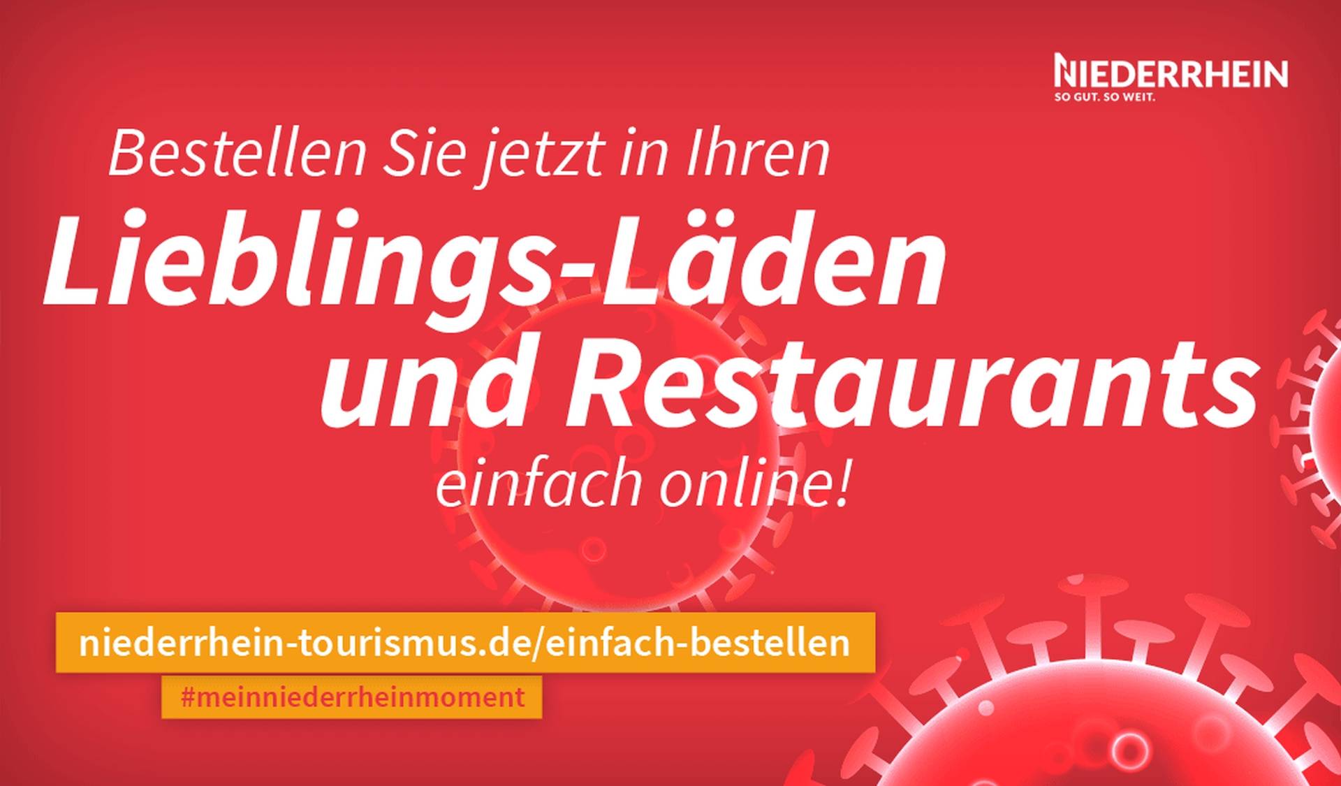  So sieht die Präsentation der Lieferdienste auf der Homepage aus. 