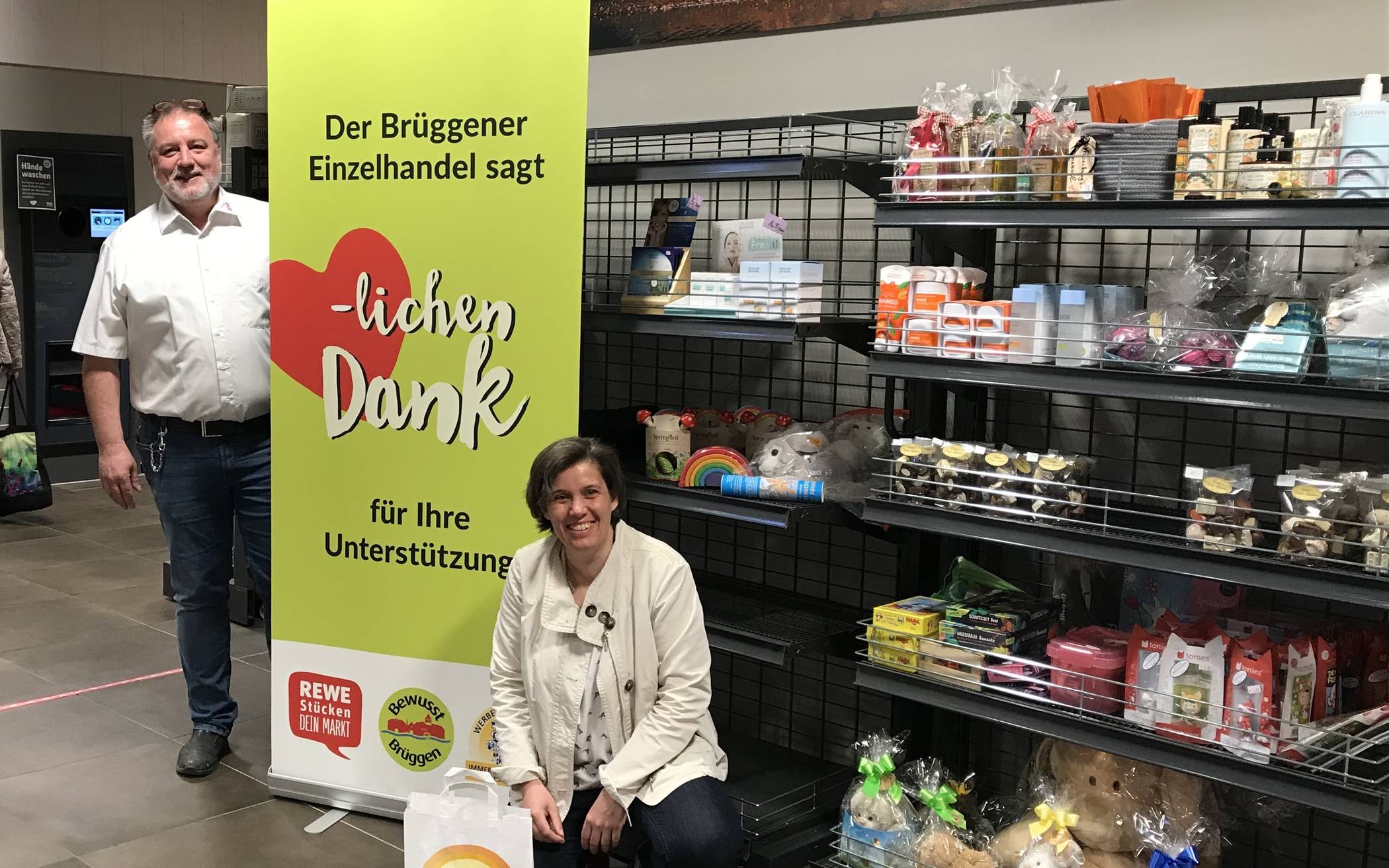 Ralf Stücken (REWE Stücken) und Claudia