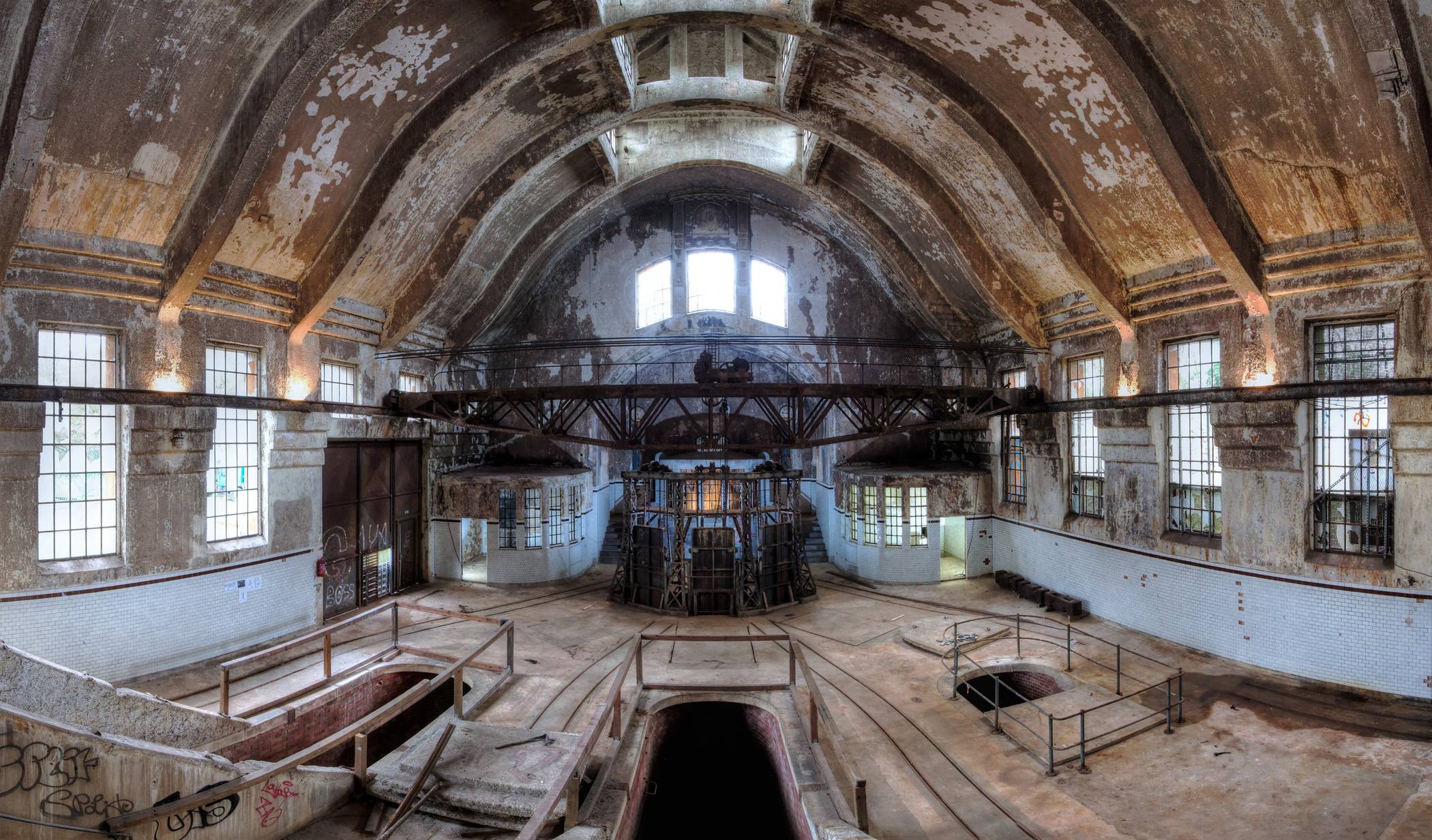  Das historische Klärwerk in Uerdingen wird heute Abend zum virtuellen Konzertsaal. 
