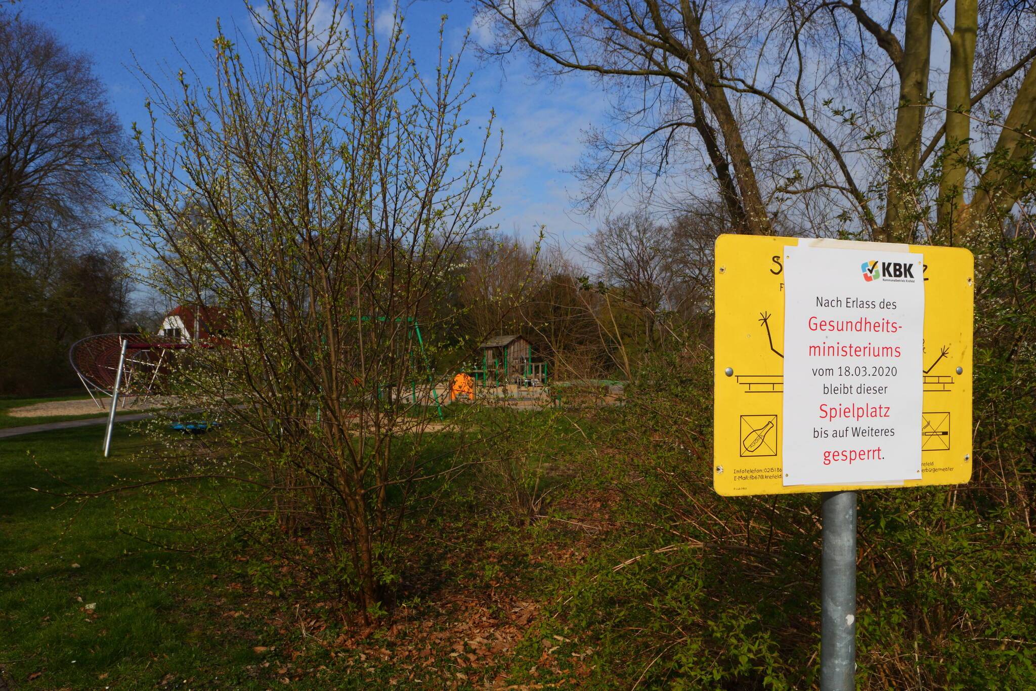 Weitere Lockerungen in Krefeld: Spielplätze, Museen und Gärten öffnen wieder
