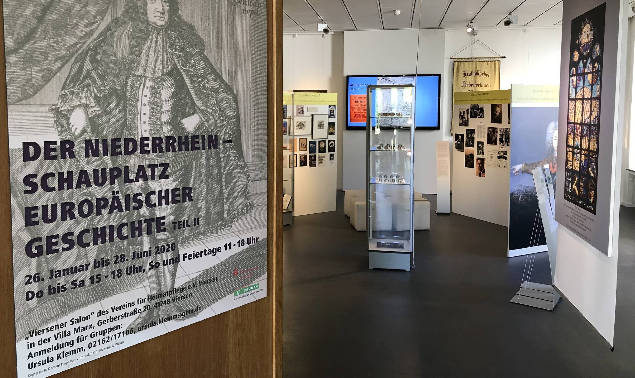  Die Ausstellung im Viersener Salon ist wieder für Besucher geöffnet. 