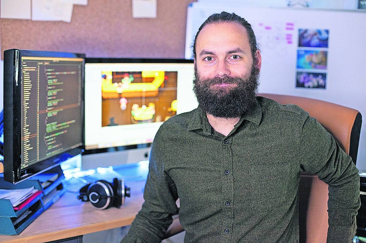  Eine Crowdfunding-Aktion ermöglicht es Christoph Schultz, ein Jahr in Vollzeit an seinem Spiel zu arbeiten. 