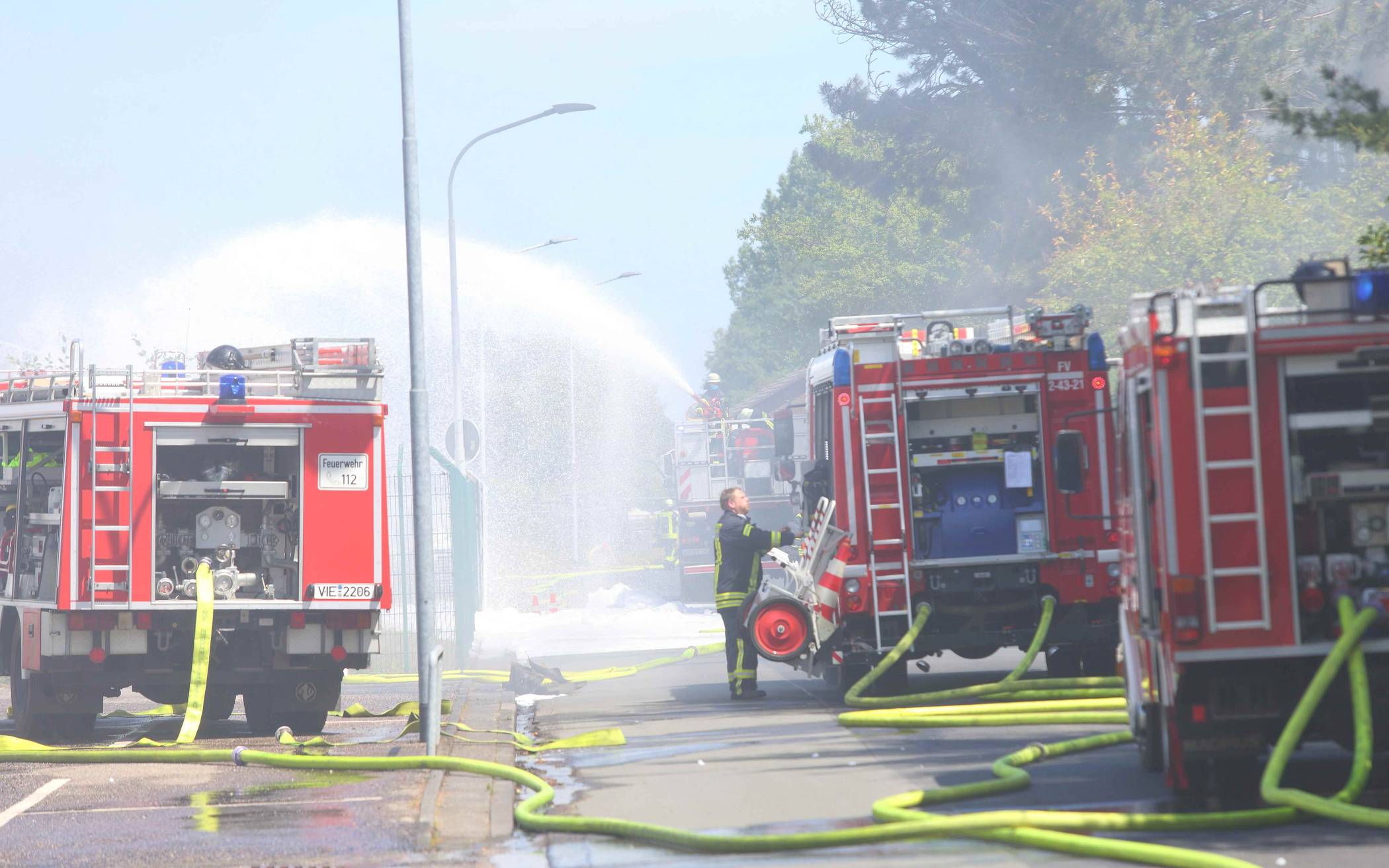 Brand bei der Draftex Automotive GmbH