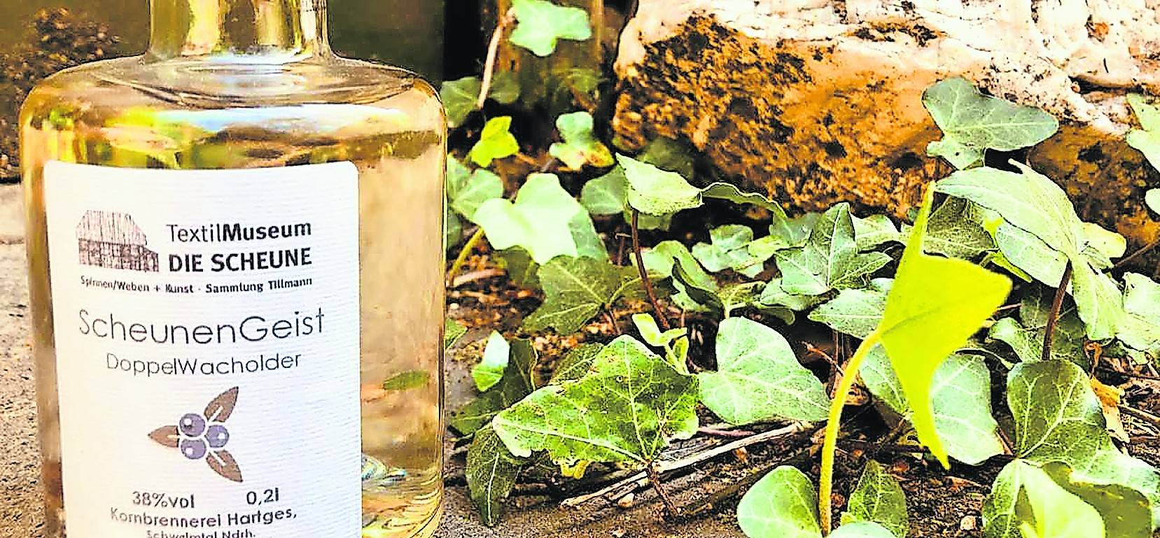  Zum 50-Jährigen bietet beispielsweise das Textilmuseum DIE SCHEUNE einen Scheunen-Geist zum Kauf an. 