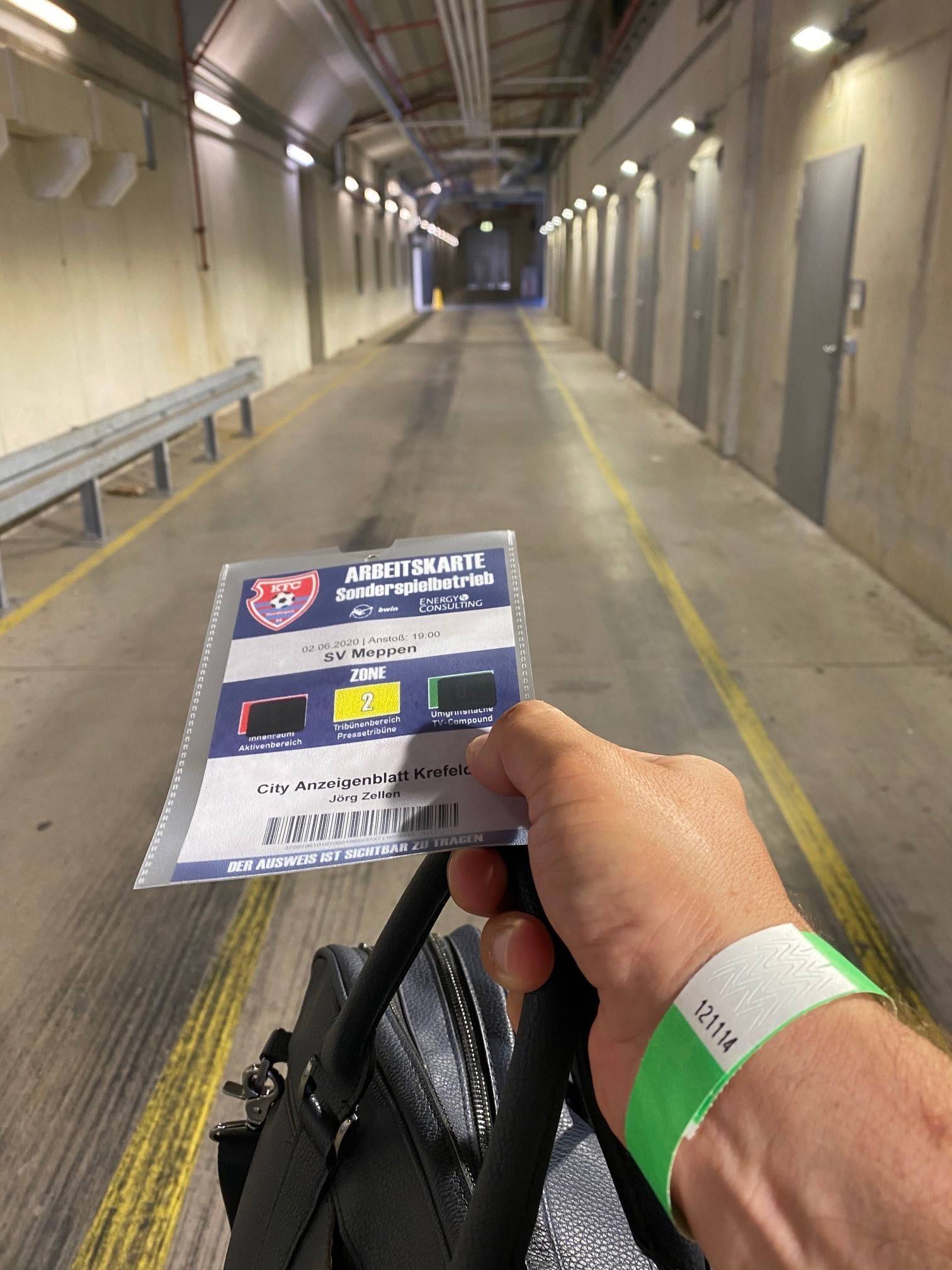 Das erste Geister-Heimspiel des KFC: Einer von 200