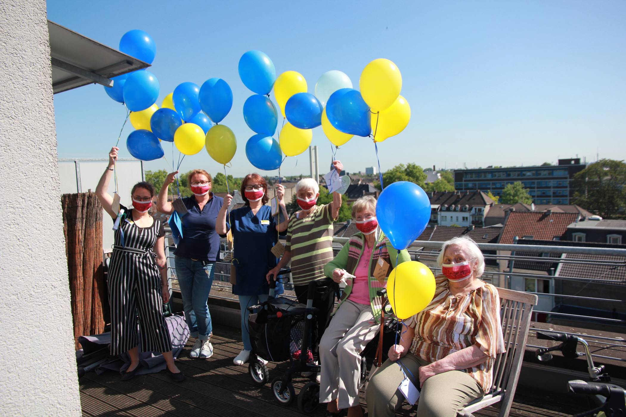 Grußkartenaktion von Jung und Alt