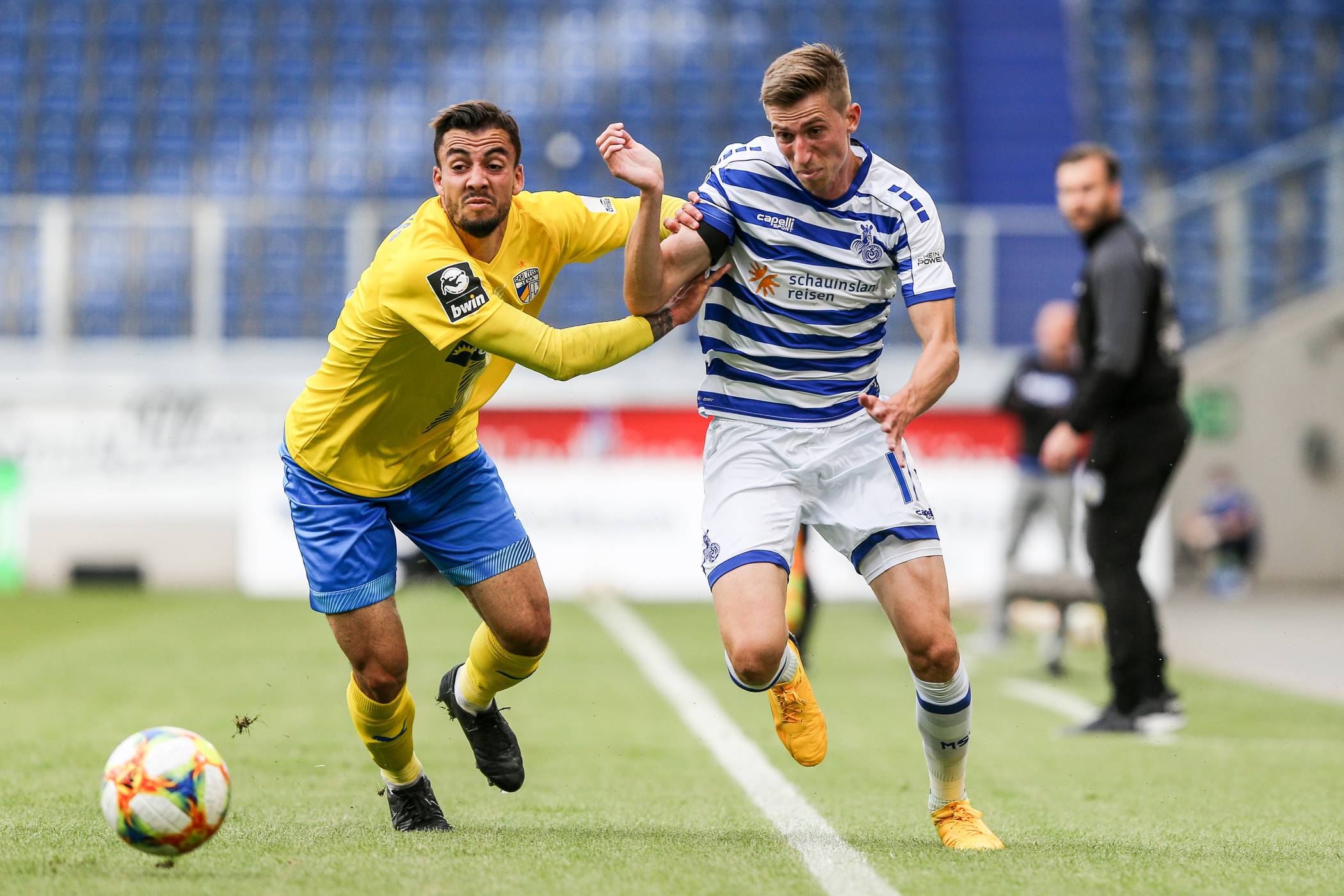 Arne Sicker begann stark, musste aber gegen Jena früh verletzt vom Platz