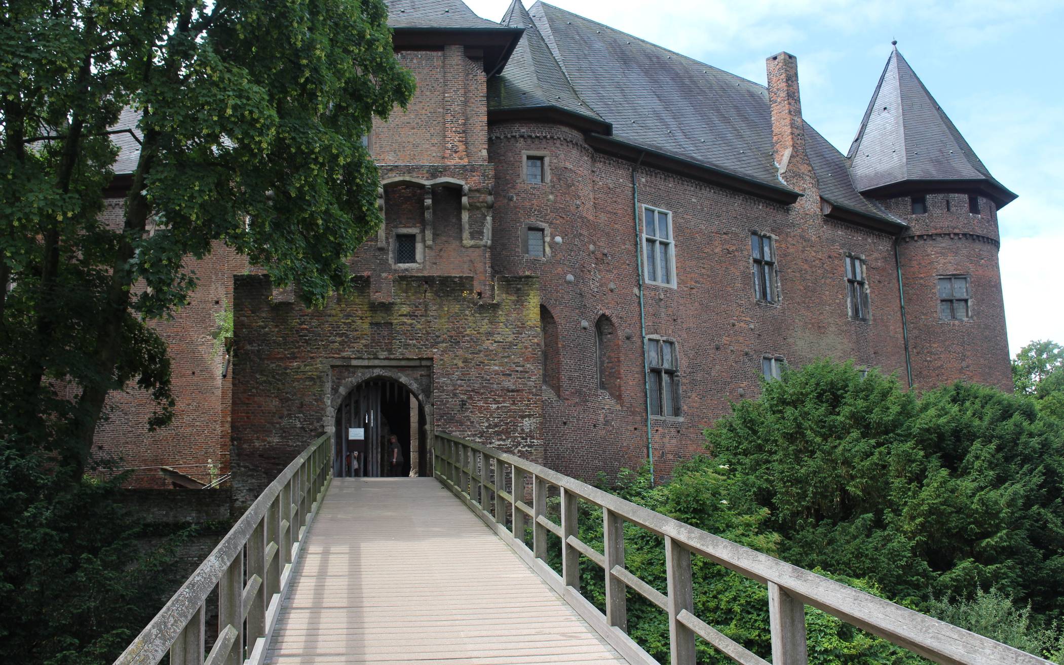 Die romantische Burg ist ein ideales