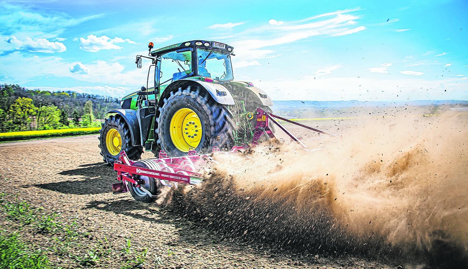  Staubtrocken ist der Boden aufgrund der aktuellen Wetterverhältnisse. 
