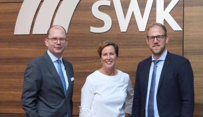 Das SWK-Vorstandsduo Carsten Liedtke und Kerstin
