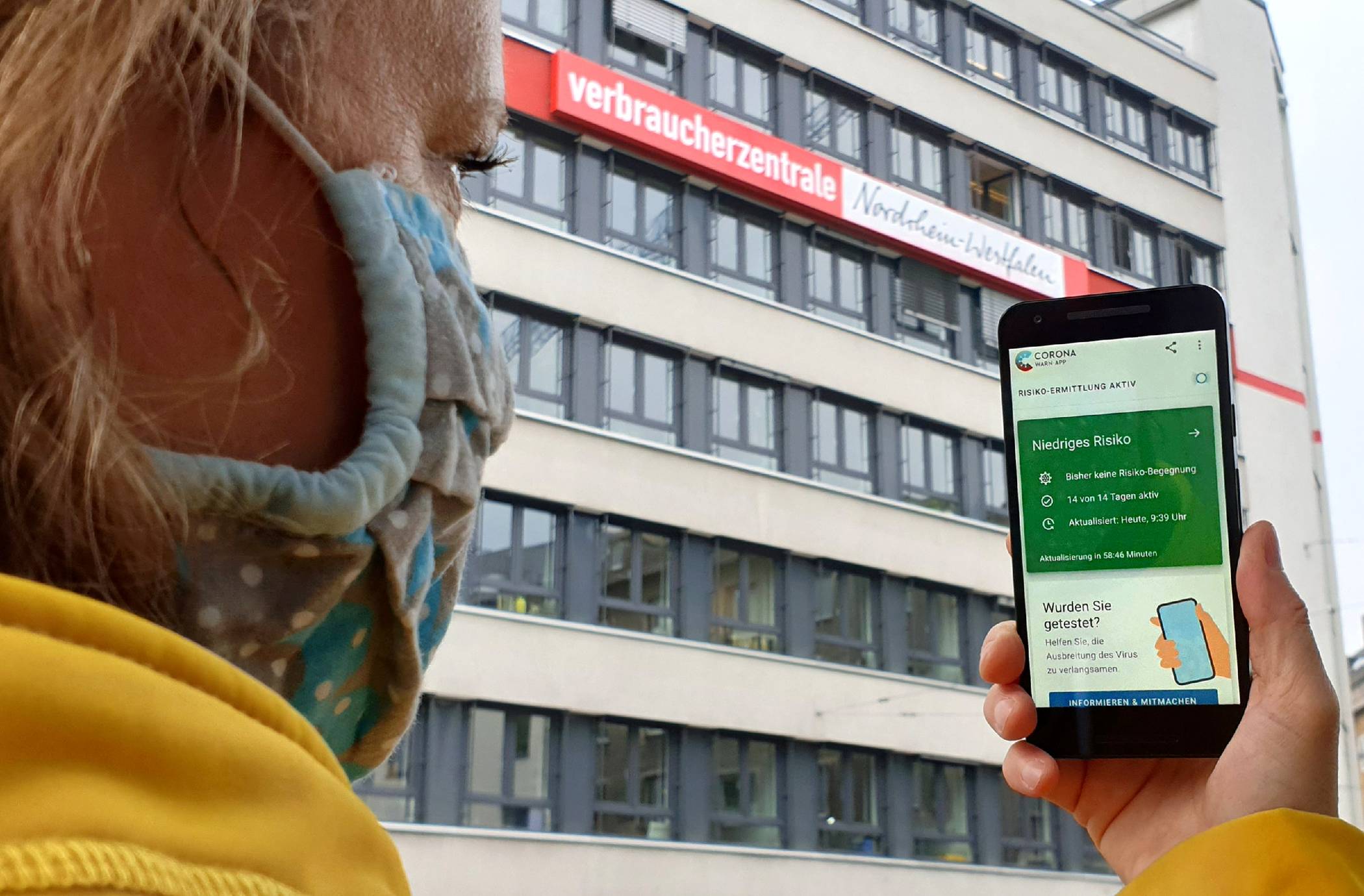  In Deutschland ist die offiziell Corona-Warn-App am Start. 