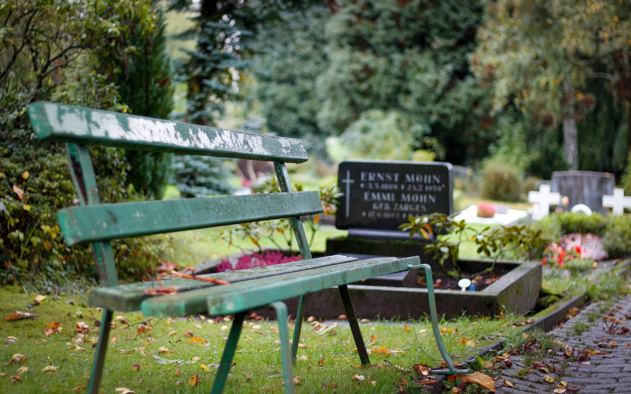 Vandalismus auf dem Hauptfriedhof