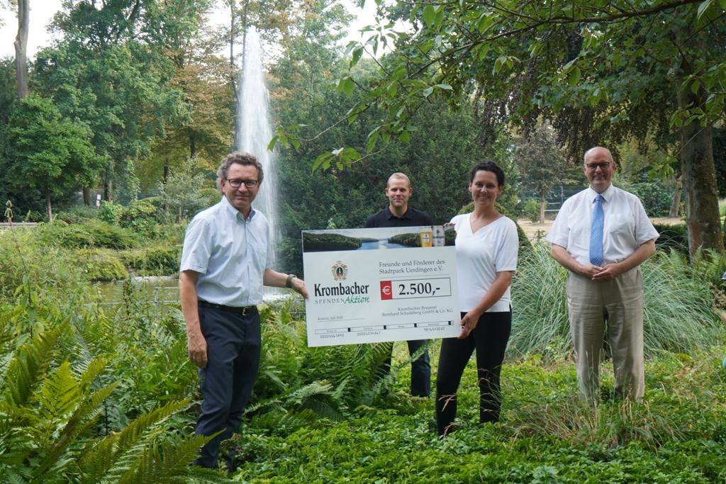 Spende für Uerdinger Stadtpark