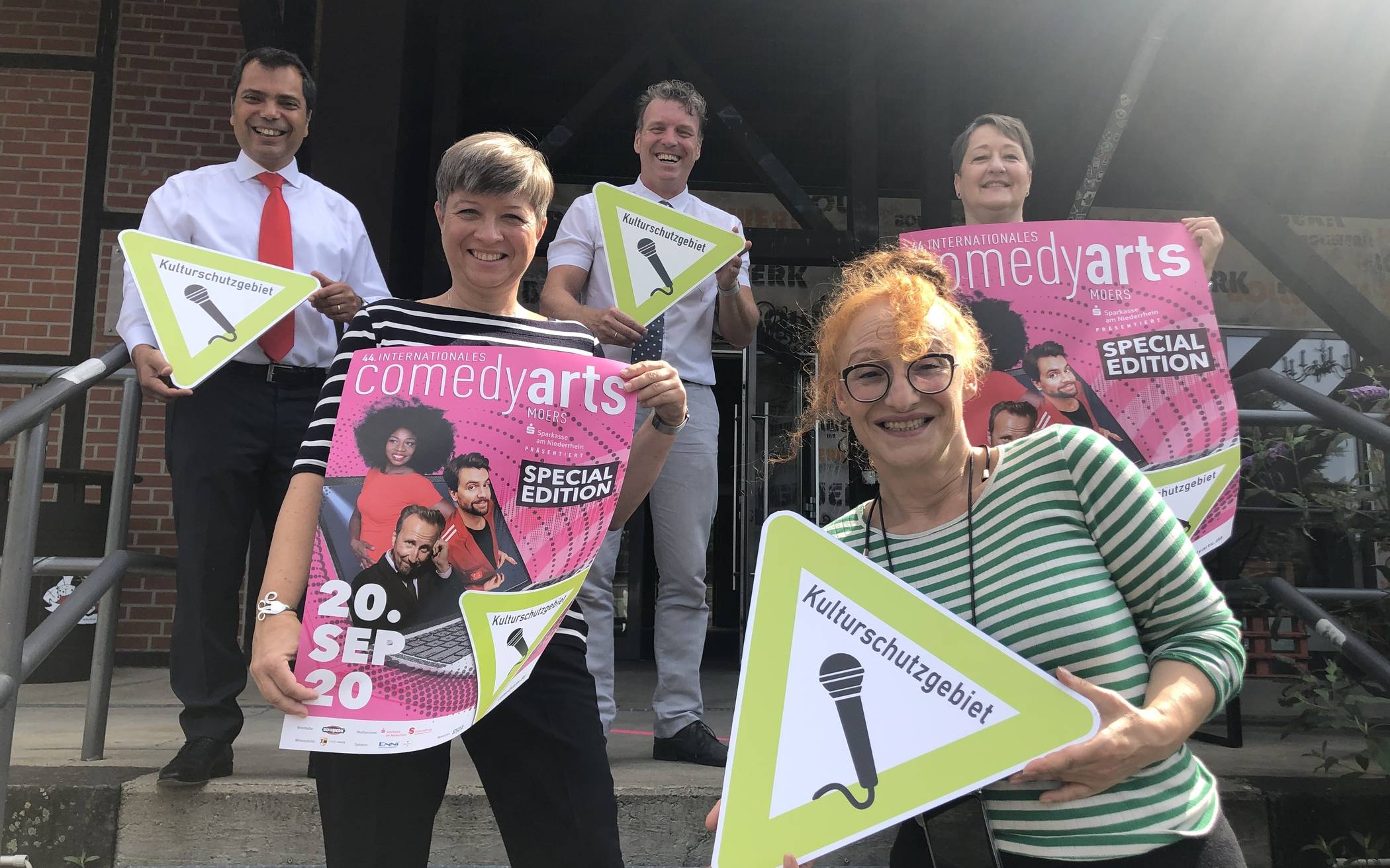 Freuen sich auf die Sonderausgabe am 20. September: Giovanni Malaponti, Wenke Seidel, Christoph Fleischhauer, Betti Ixkens undCarmen Müller.