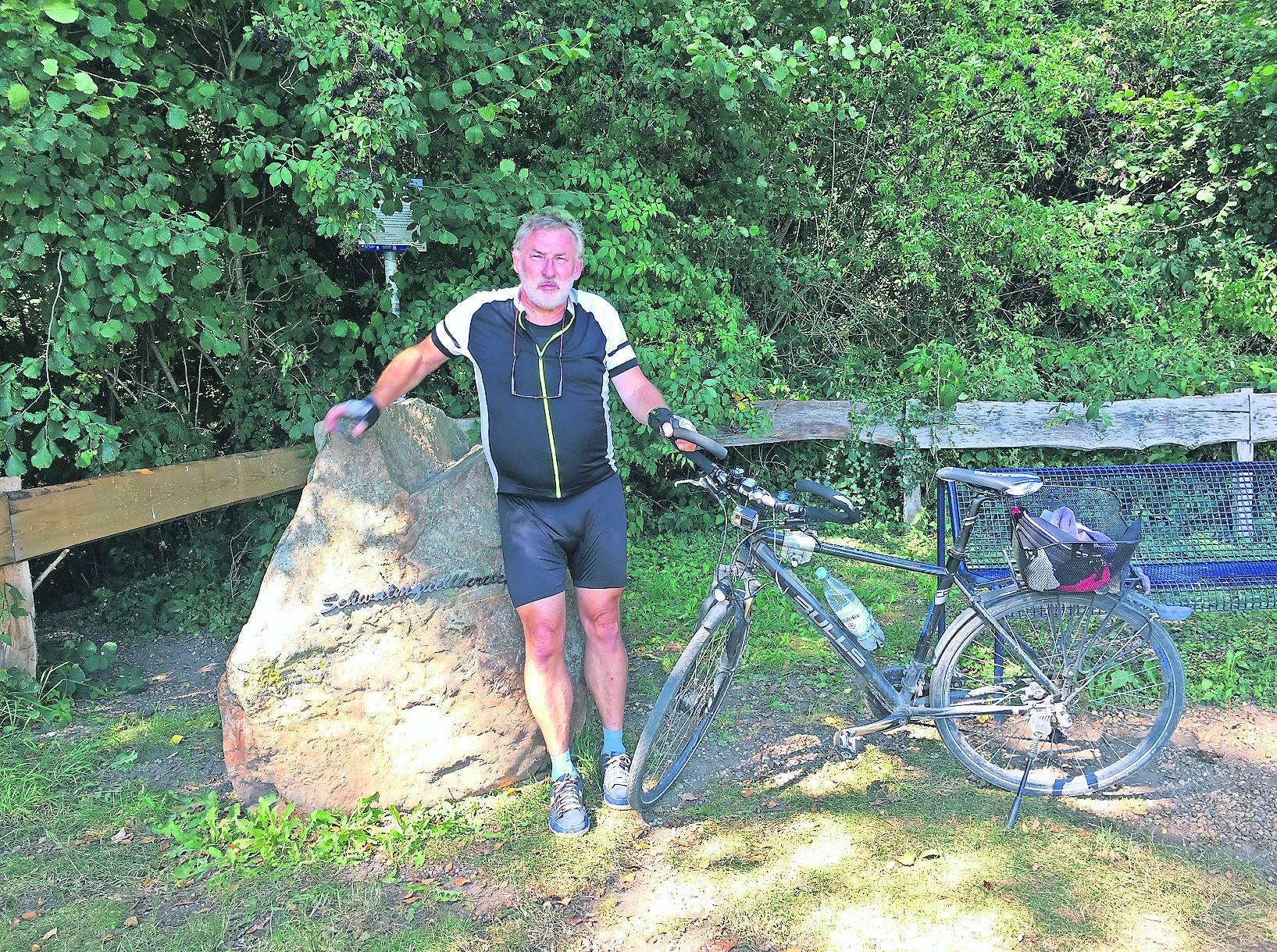 Thomas M. Claßens neu entdeckte Radtouren führten ihn auch an die Schwalmquelle.