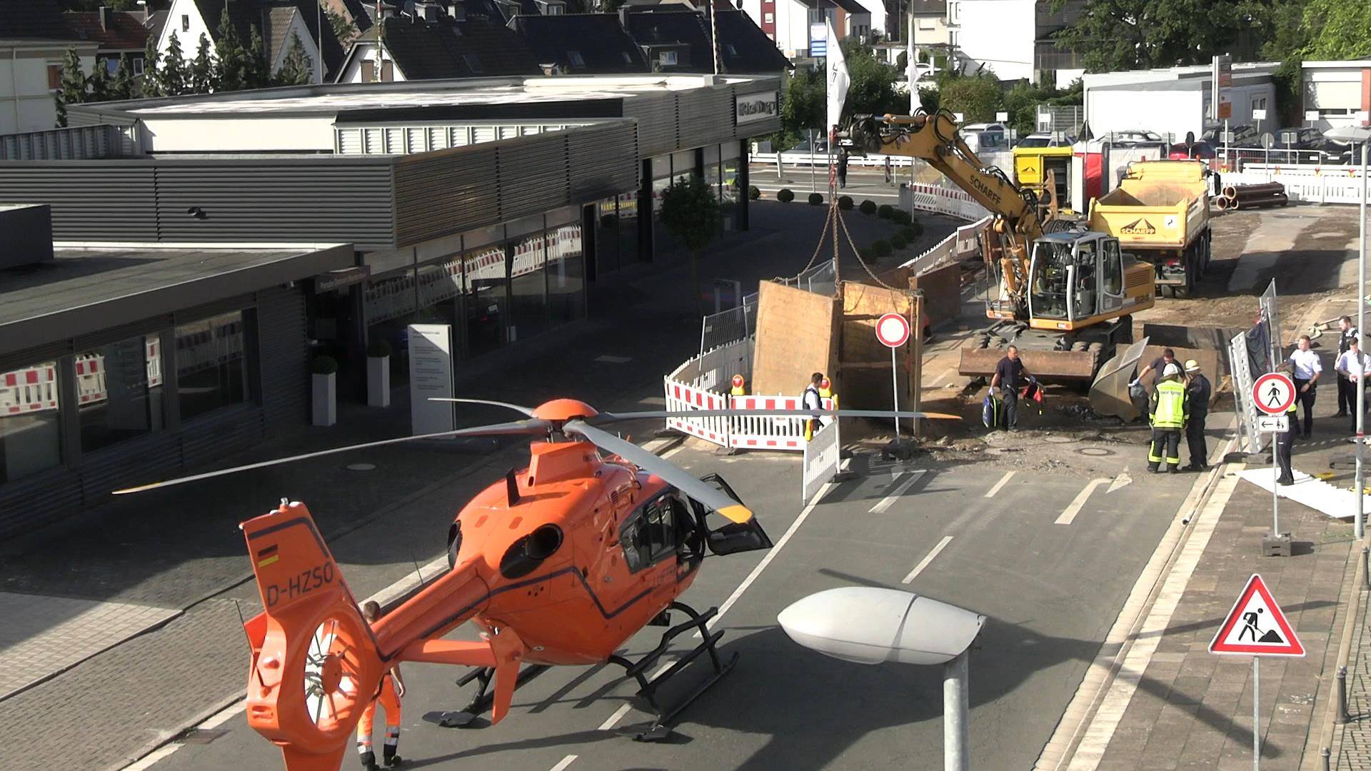 Arbeiter durch Schaufel getötet