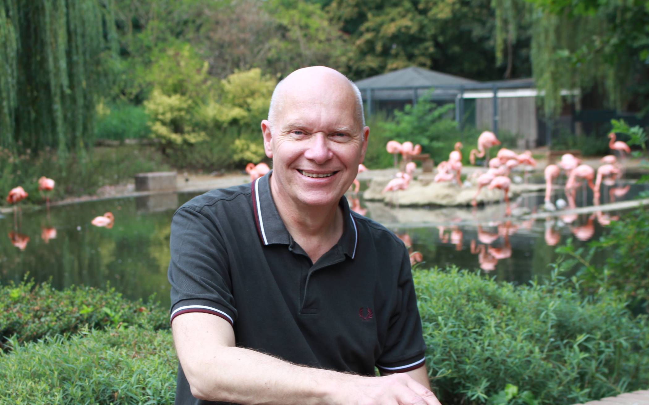 Vor tierischer Kulisse: Joachim C. Heitmann