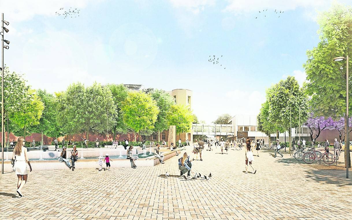  So soll der Platz der Republik 2022 aussehen. Grafiken: Stadt MG 