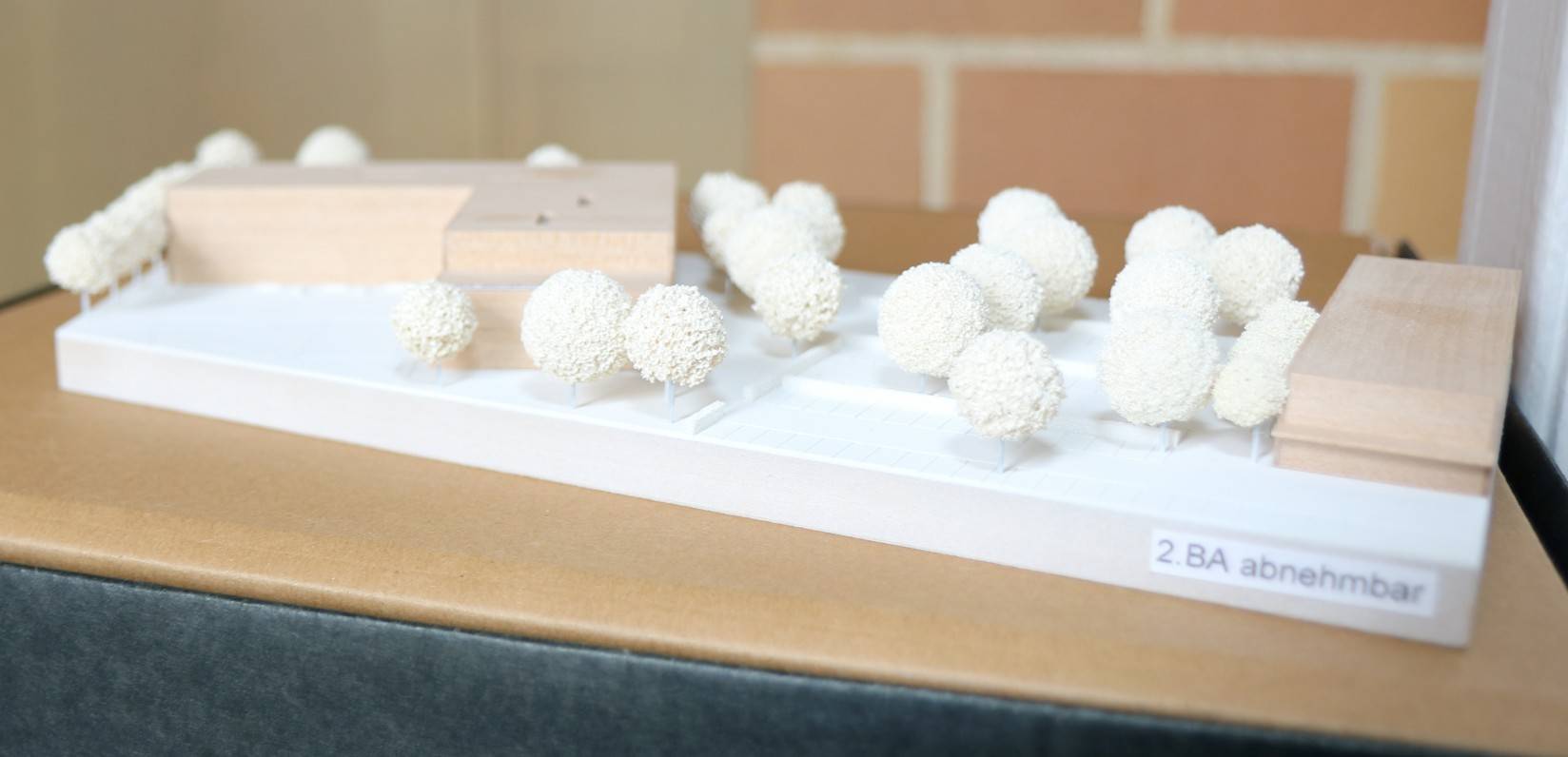 Das Modell von Fritzen + Müller-Giebeler Architekten aus Münster.