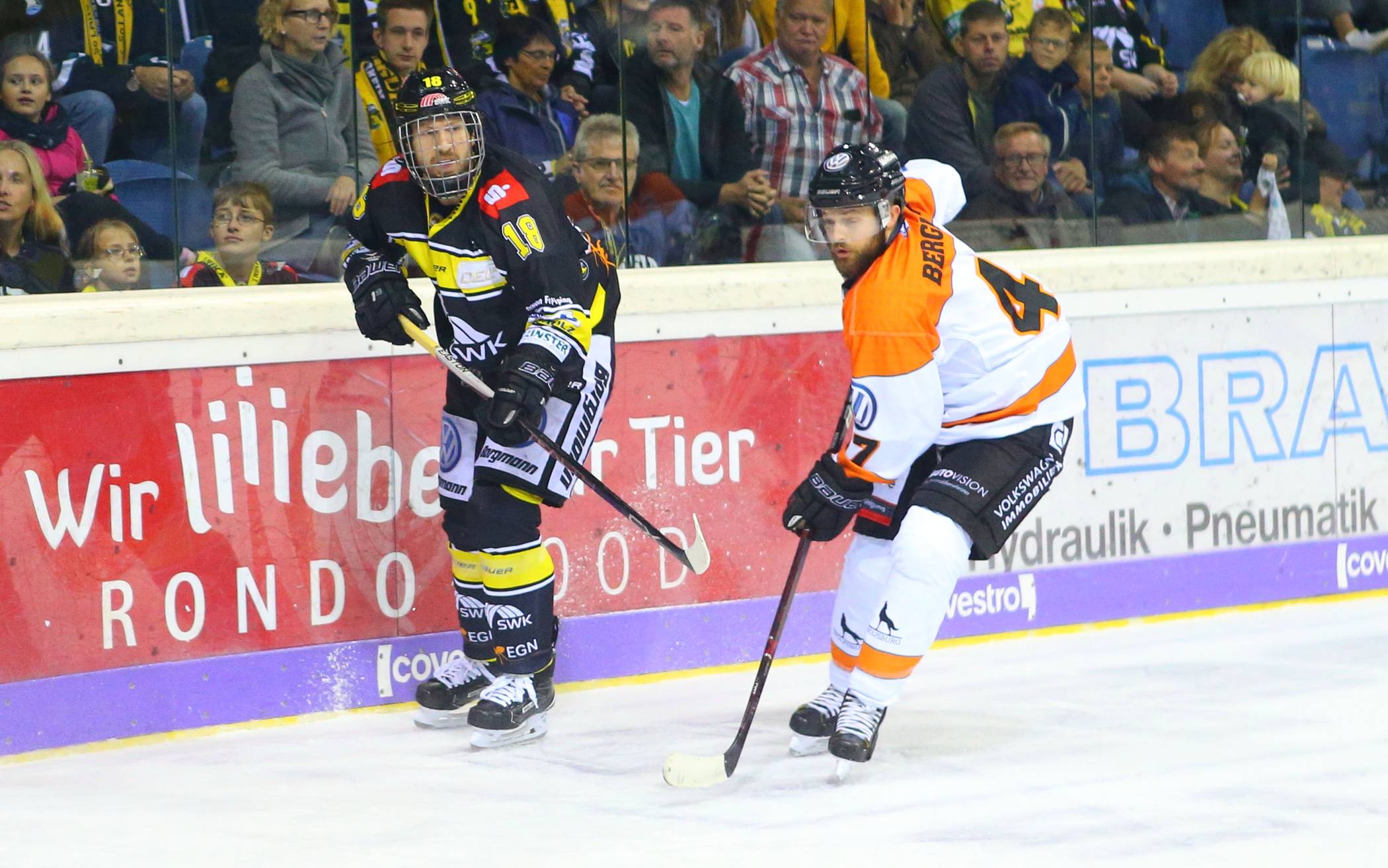 Spiel Krefeld-Pinguine gegen Grizzlys Wolfsburg 06.Foto: