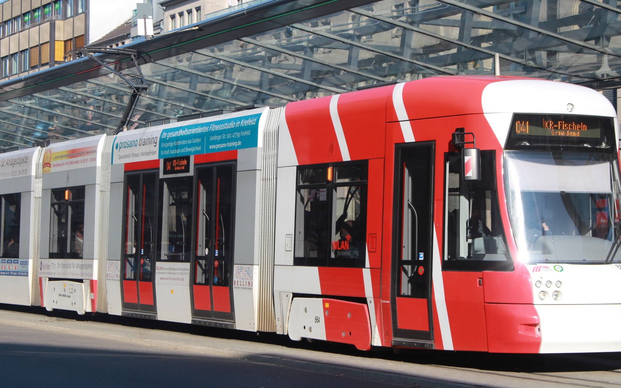 Haltestelle Rheinstraße Krefeld