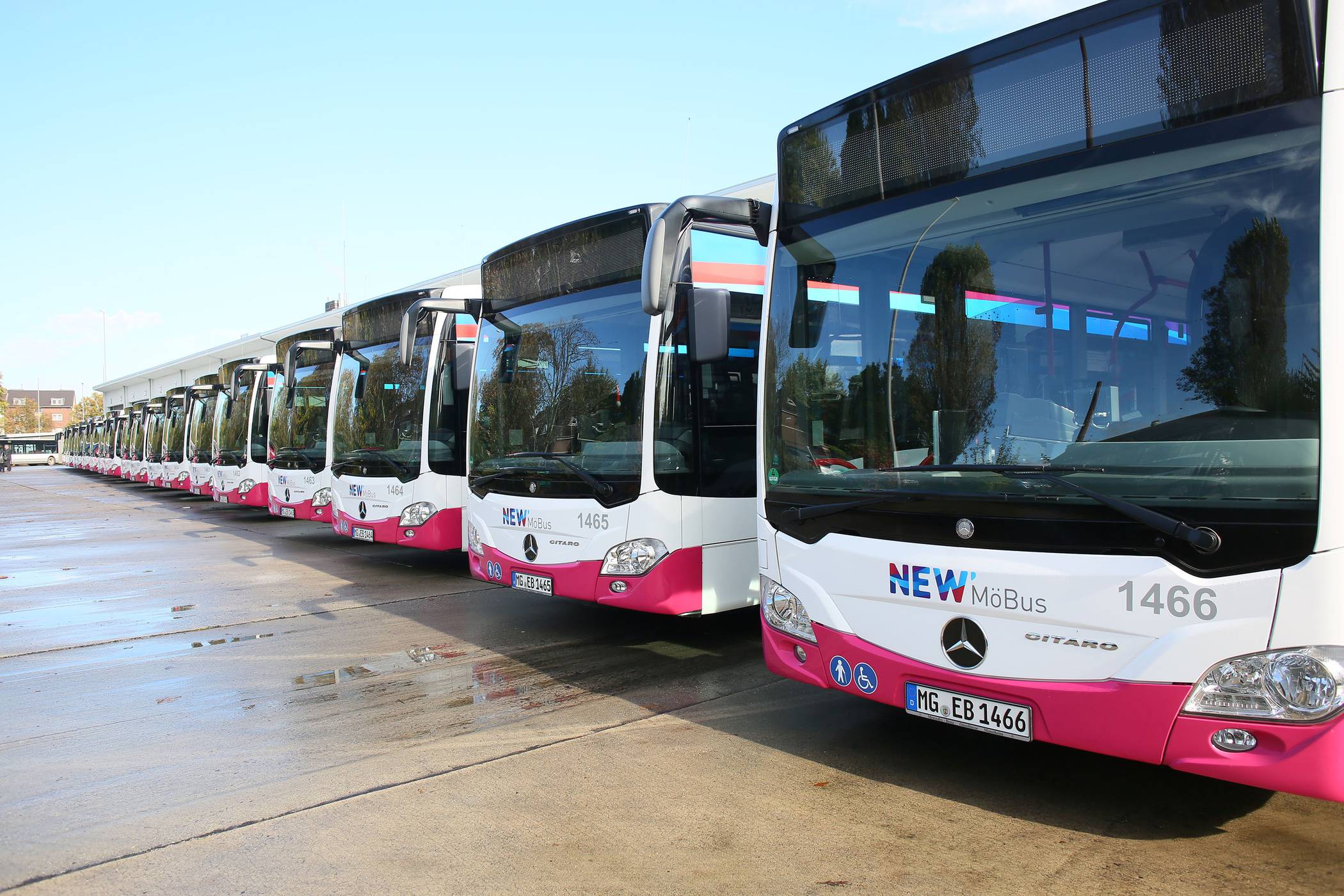 Der Busverkehr kommt morgen wegen des Warnstreiks zum Erliegen.