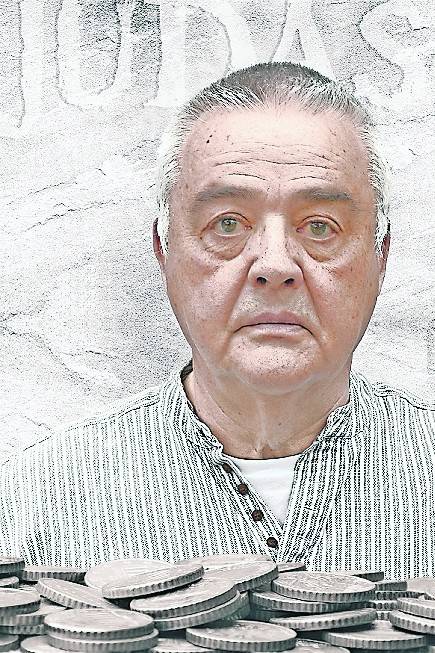  Seine neue Rolle: Bernd Schüren als „Judas“ in einer szenischen Lesung nach dem Stück von Lot Vekemans. 