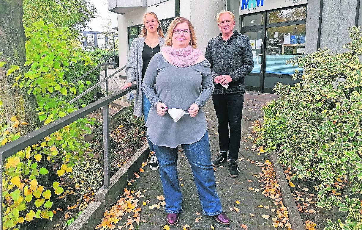 Das Projekt-Team „Füreinander – Miteinander“ vom SPZ (v.l.): Steffi Düser, Andrea Holthuysen-Frank und Guy Pesez.