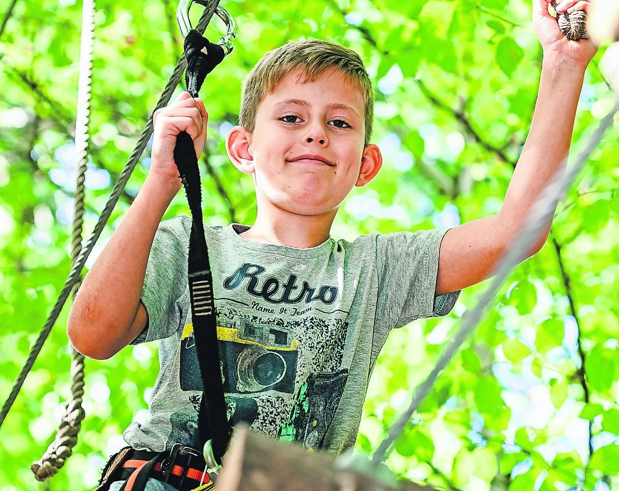 Auch im Kletterwald Viersen gibt es Rabatte für Inhaber der Familienkarte.