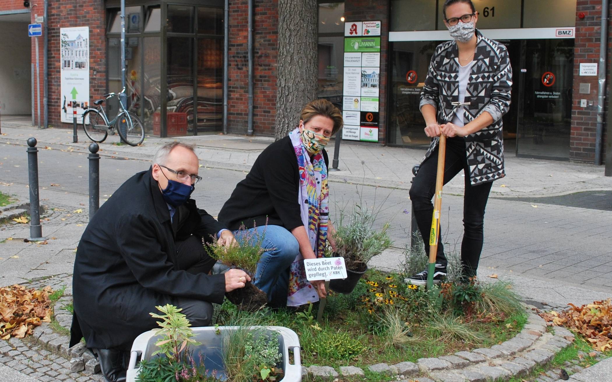Helmut Döpcke (Vorstand Kommunalbetrieb Krefeld), Philine