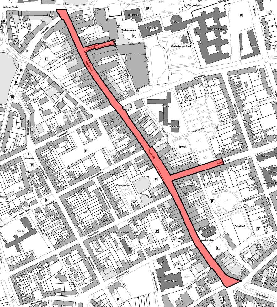  Viersen: Die Maskenpflicht gilt ohne zeitliche Einschränkung auf der Hauptstraße, von der Dülkener Straße bis zur Heierstraße, auf der Bahnhofstraße, von der Hauptstraße bis zum Casinogarten, und in der Rathausgasse. 
