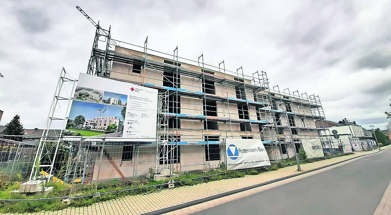  Sie nimmt langsam Formen an, die DRK-Senioreneinrichtung Lindenhof in Neersen. 