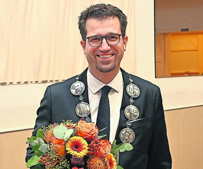  Nettetals neuer Bürgermeister Christian Küsters wurde jetzt offiziell in sein Amt eingeführt. 