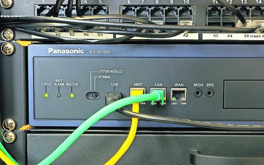 An der kompletten Telefonanlage der Stadt Willich wird momentan gearbeitet.