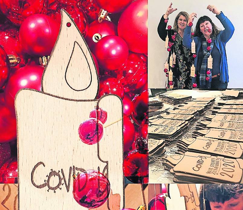 „Wir stehen zusammen“ - 350 Holzkerzen sollen ein Zeichen der Hoffnung setzen.