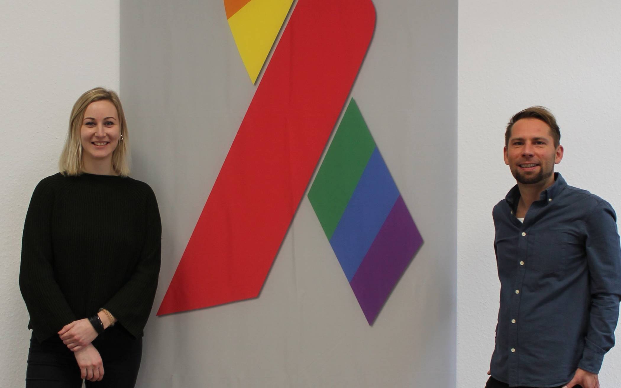  Verstärkung für die Aidshilfe: Paula Weinsheimer und Nikolaus Schneider. 