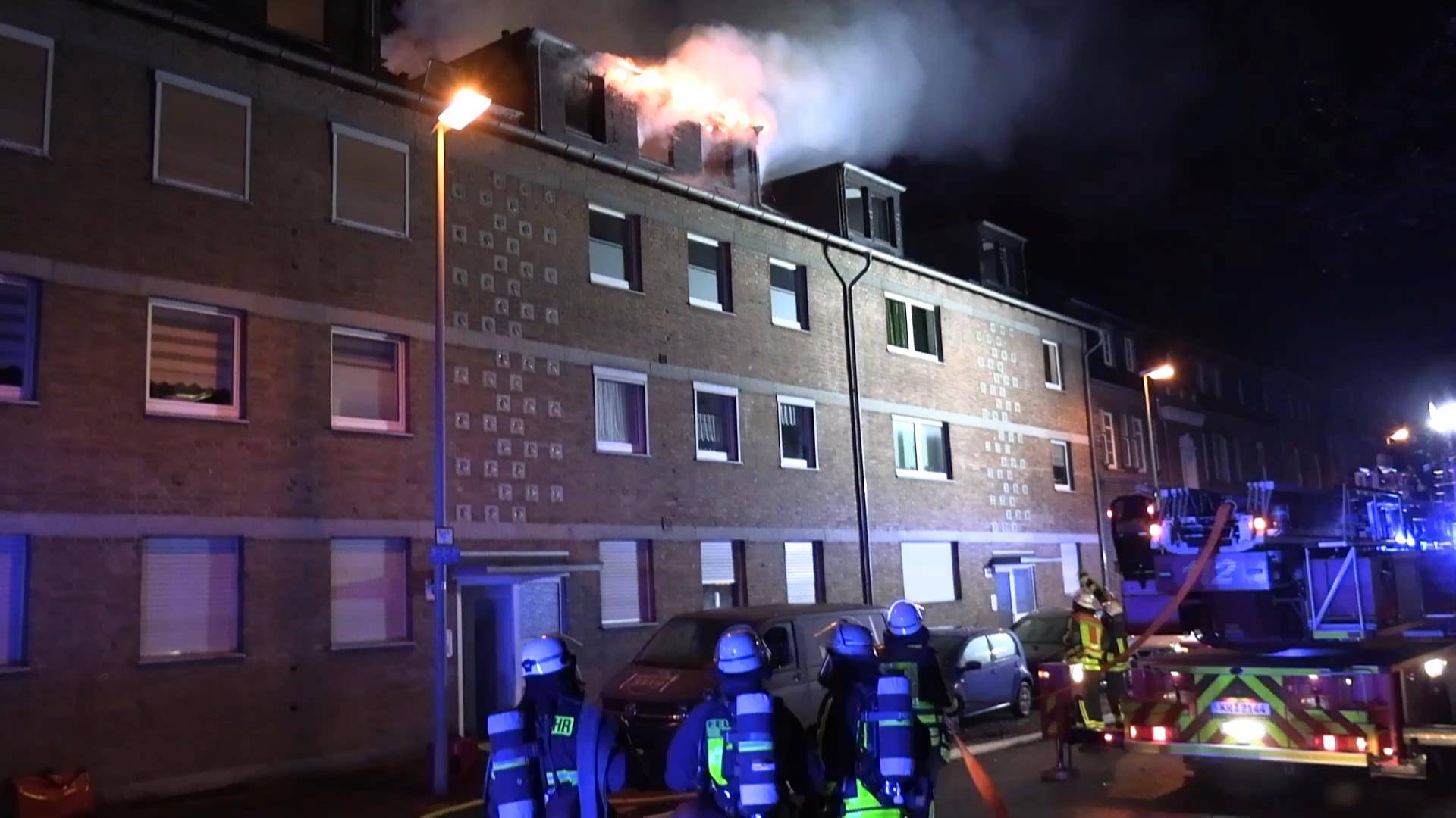 Dachgeschossbrand am Gahlingspfad