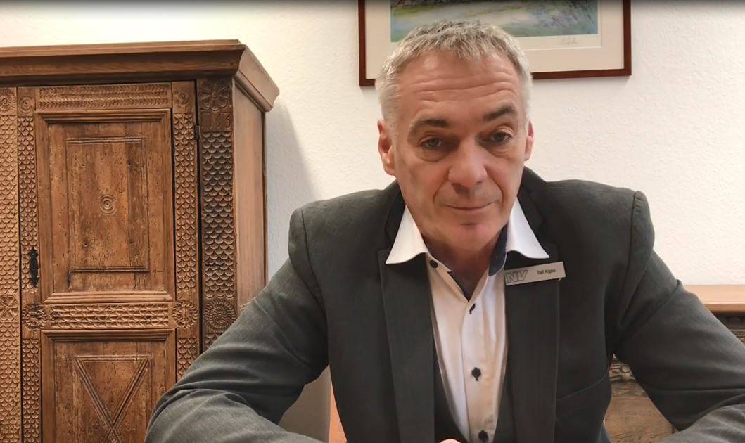  Bürgermeister Ralf Köpke wendet sich per Videobotschaft an die Bürgerinnen und Bürger. 