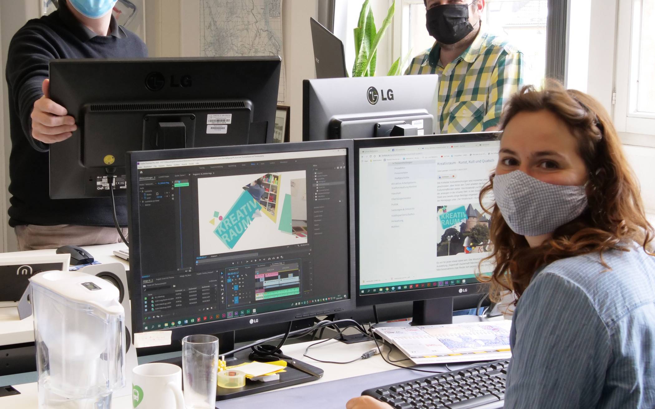 Produzieren im Auftrag der Stadt Krefeld