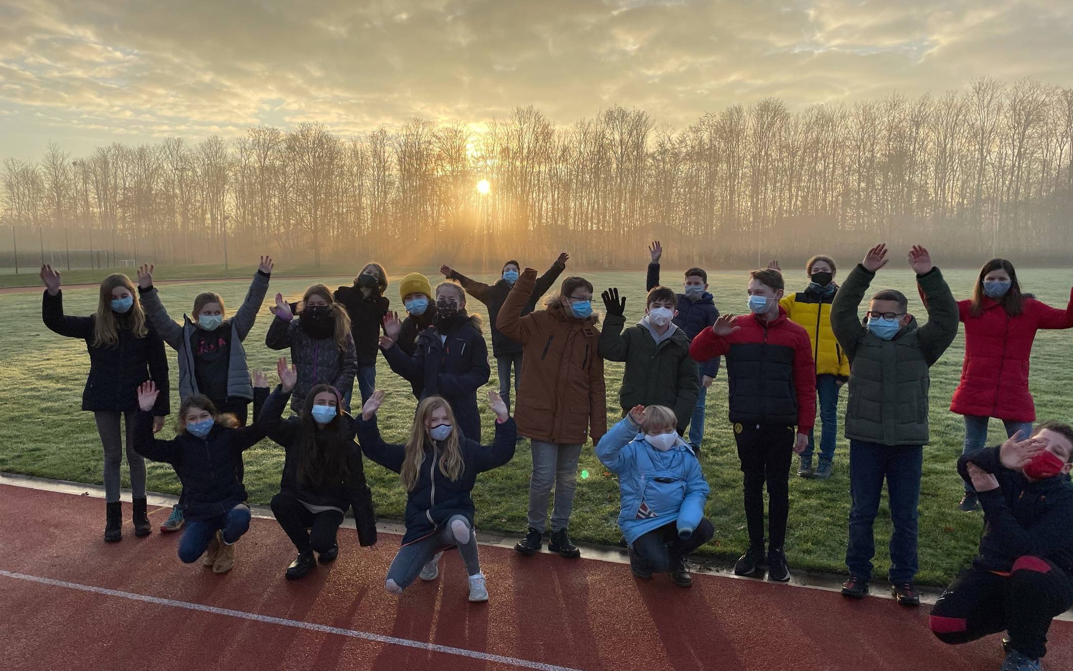 Das Foto zeigt die Klasse 6