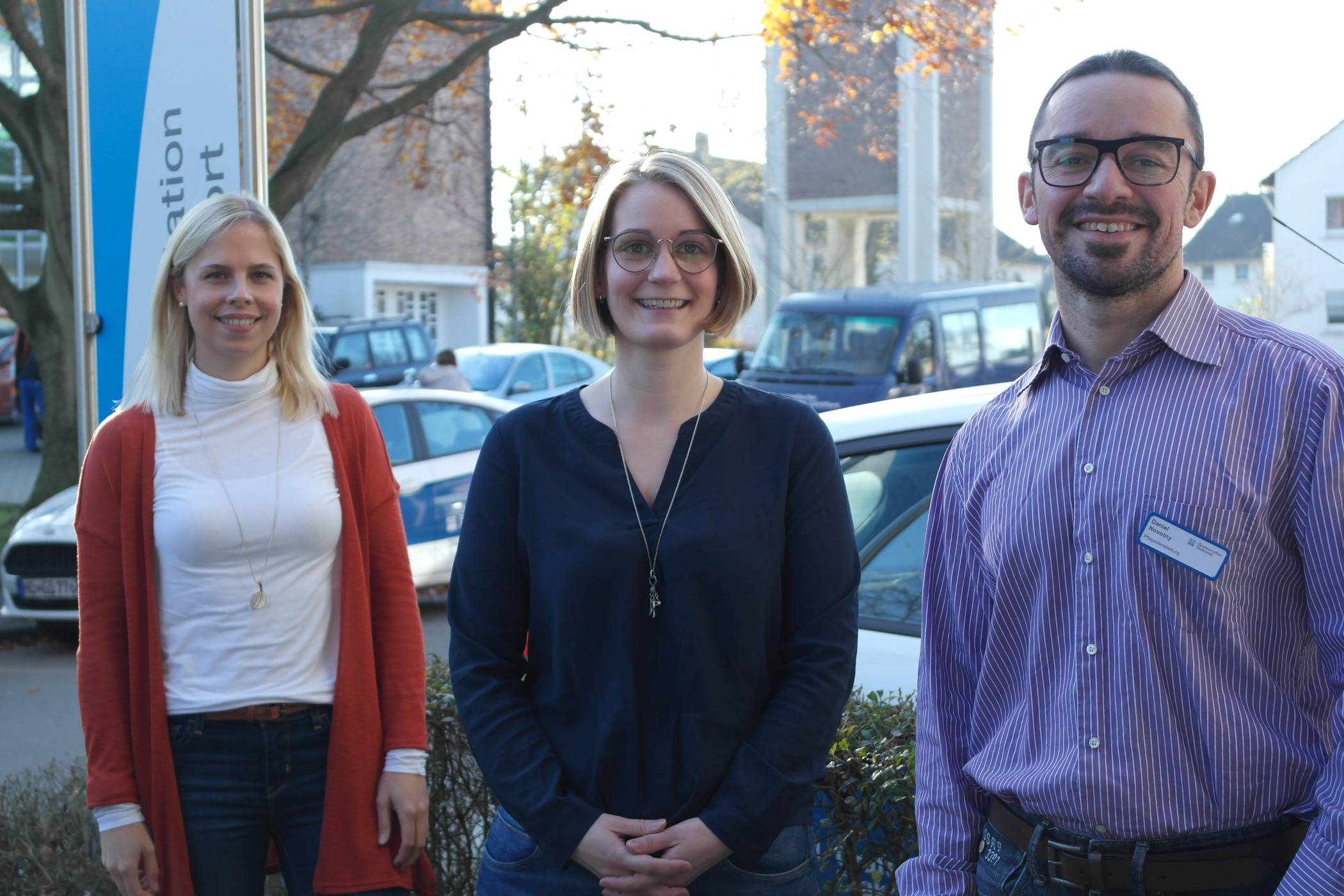 Katharina Pötters, Lea Höschen und Daniel Novotny.