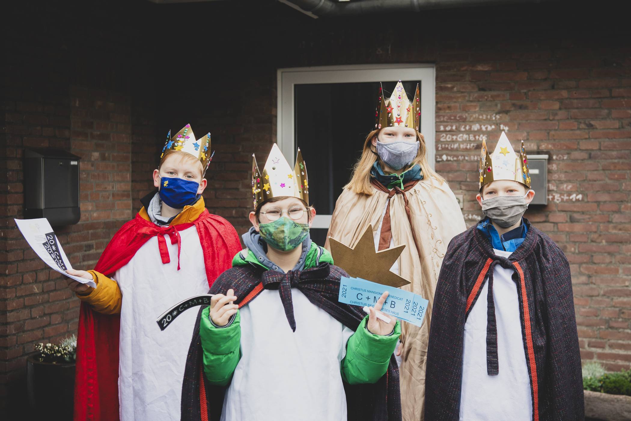 Die Sternsinger der Gemeinde St. Josef.