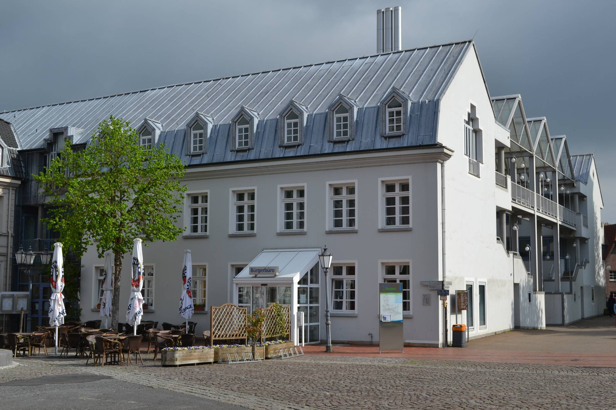 Stadthaus Rheinberg: Einlasskontrollen